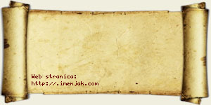 Jakov Nikašinović vizit kartica